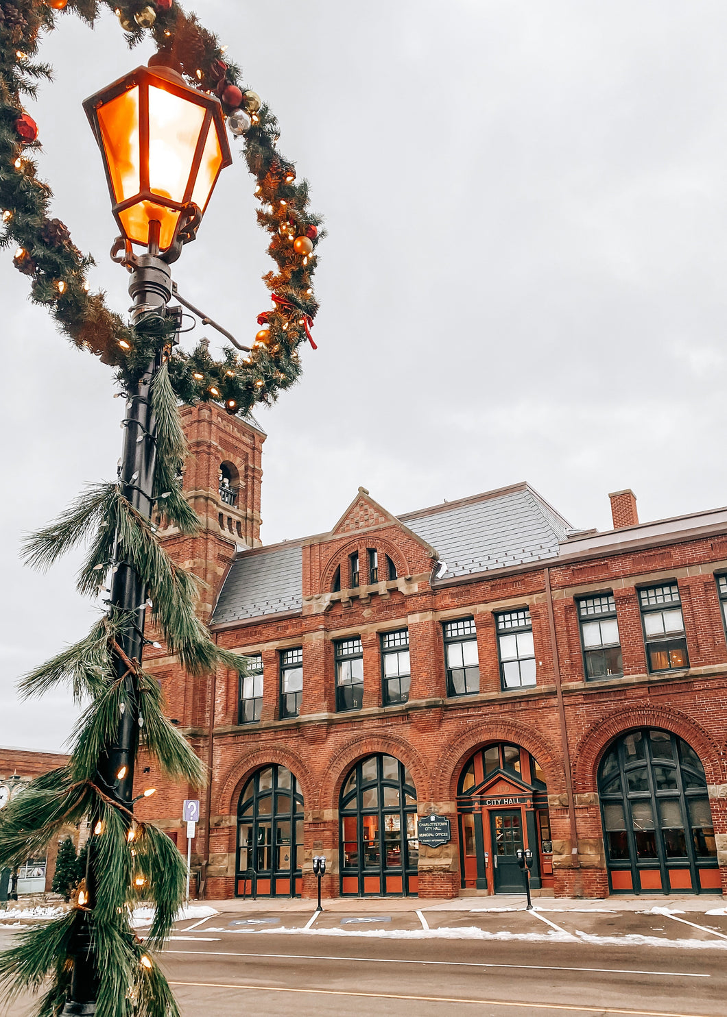 Christmas Downtown Greeting Card