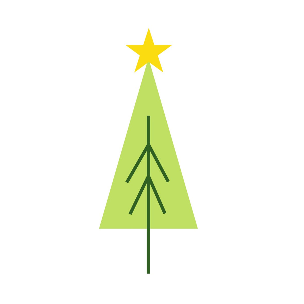 Green Tree Sticker